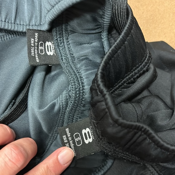 3pairs of Men’s size small pants. 2 black  and 1 dark gray. - Picture 7 of 8